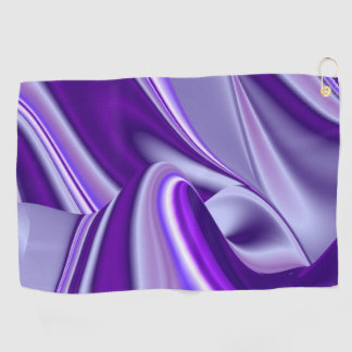 Purple Flower Rainbow Dreams Golf Towel