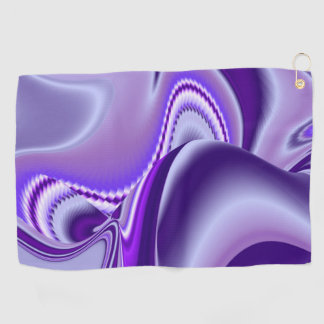 Purple Flower Rainbow Dreams Golf Towel
