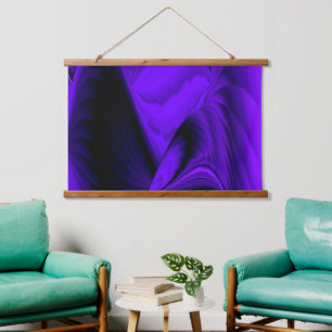 Purple Flower Rainbow Dreams Hanging Tapestry