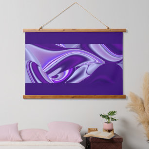 Purple Flower Rainbow Dreams Hanging Tapestry