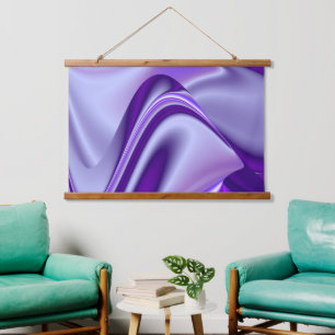 Purple Flower Rainbow Dreams Hanging Tapestry