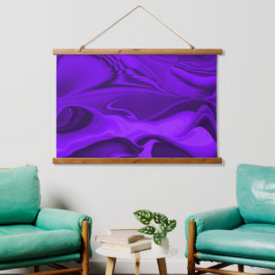 Purple Flower Rainbow Dreams Hanging Tapestry