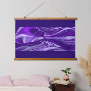 Purple Flower Rainbow Dreams Hanging Tapestry