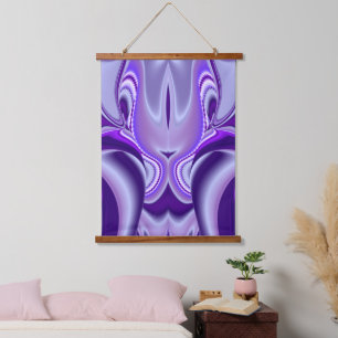 Purple Flower Rainbow Dreams Hanging Tapestry