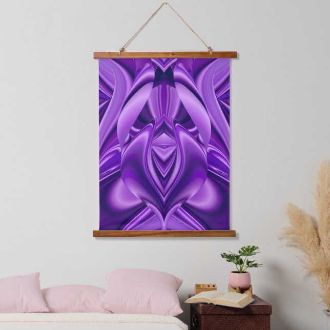 Purple Flower Rainbow Dreams Hanging Tapestry (Bedroom)