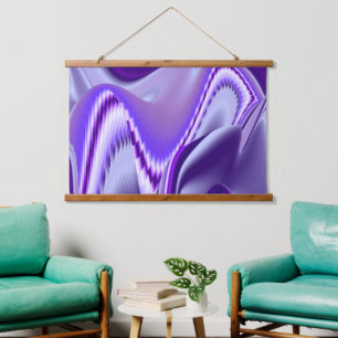 Purple Flower Rainbow Dreams Hanging Tapestry
