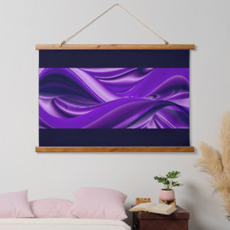 Purple Flower Rainbow Dreams Hanging Tapestry