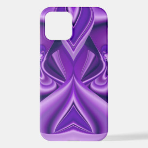 Purple Flower Rainbow Dreams iPhone 12 Case