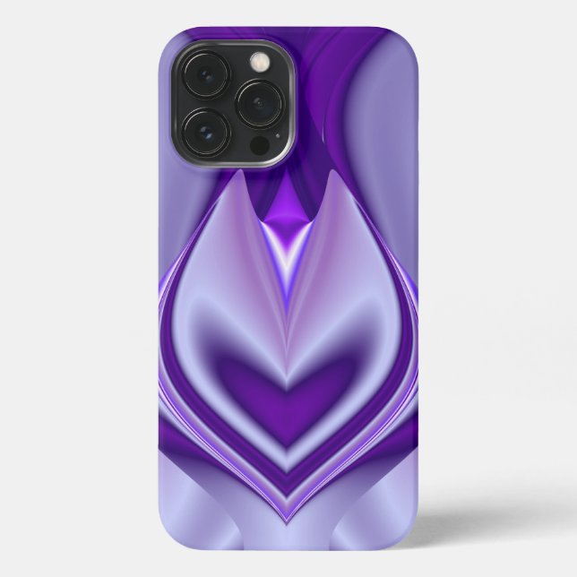 Purple Flower Rainbow Dreams iPhone Case (Back)