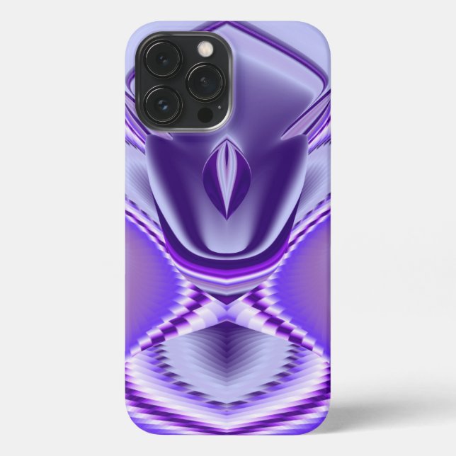 Purple Flower Rainbow Dreams iPhone Case (Back)