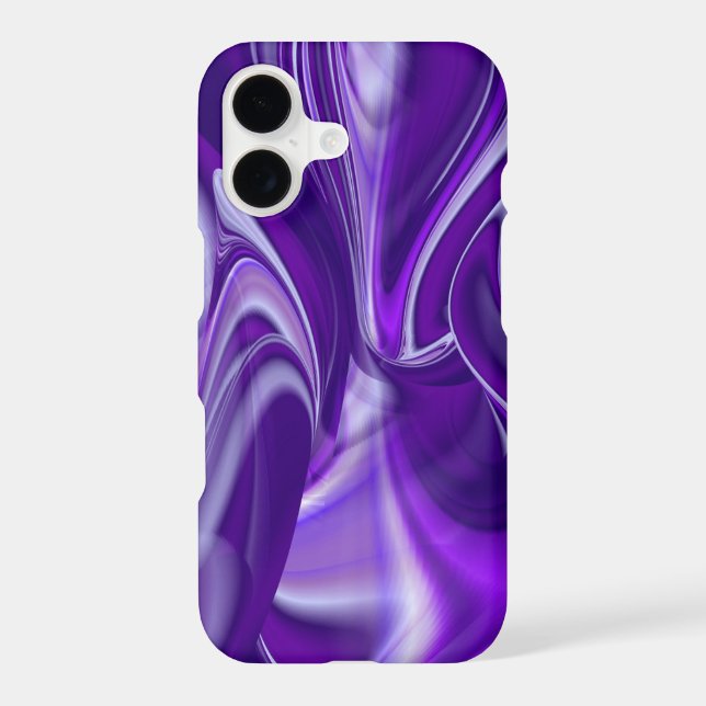 Purple Flower Rainbow Dreams iPhone Case (Back)