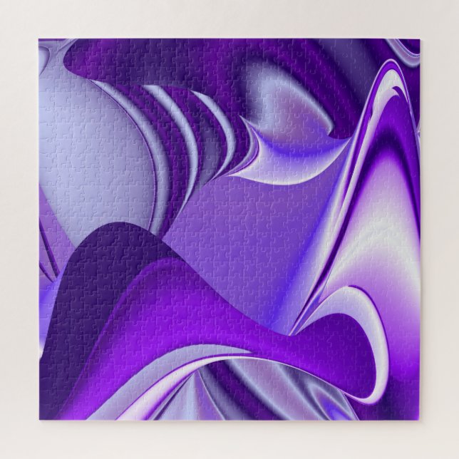 Purple Flower Rainbow Dreams Jigsaw Puzzle (Vertical)