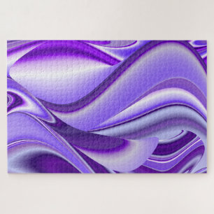 Purple Flower Rainbow Dreams Jigsaw Puzzle