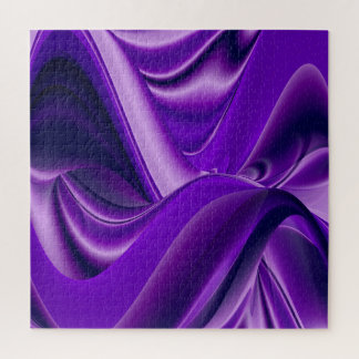 Purple Flower Rainbow Dreams Jigsaw Puzzle