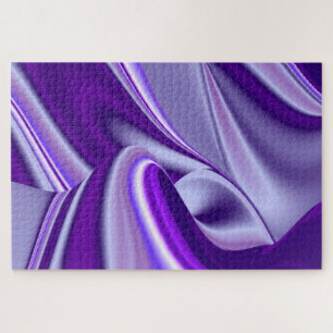 Purple Flower Rainbow Dreams Jigsaw Puzzle