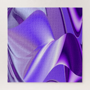Purple Flower Rainbow Dreams Jigsaw Puzzle