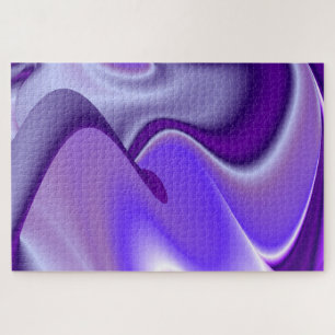 Purple Flower Rainbow Dreams Jigsaw Puzzle