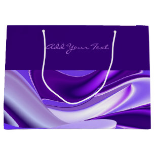 Purple Flower Rainbow Dreams Large Gift Bag