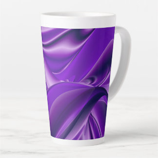 Purple Flower Rainbow Dreams Latte Mug