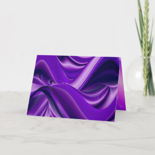 Purple Flower Rainbow Dreams Note Card