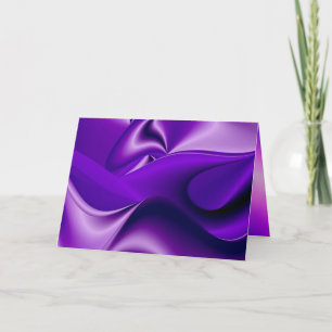 Purple Flower Rainbow Dreams Note Card