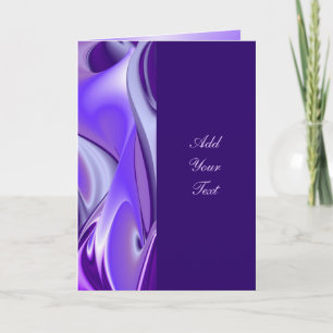 Purple Flower Rainbow Dreams Note Card
