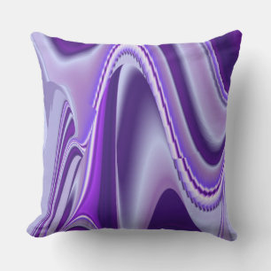 Purple Flower Rainbow Dreams Outdoor Pillow