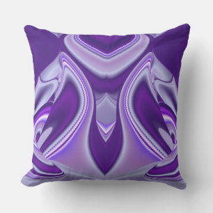 Purple Flower Rainbow Dreams Outdoor Pillow