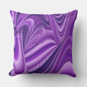 Purple Flower Rainbow Dreams Outdoor Pillow