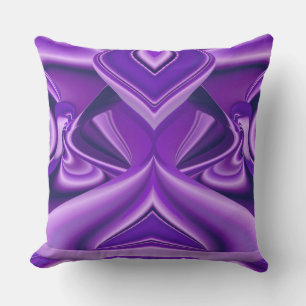 Purple Flower Rainbow Dreams Outdoor Pillow