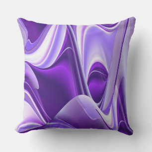 Purple Flower Rainbow Dreams Outdoor Pillow