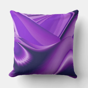 Purple Flower Rainbow Dreams Outdoor Pillow