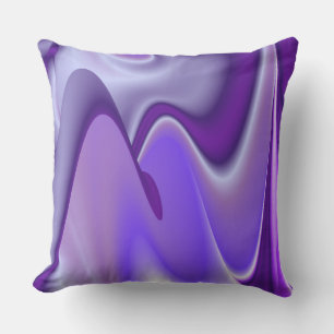 Purple Flower Rainbow Dreams Outdoor Pillow