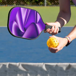 Purple Flower Rainbow Dreams Pickleball Paddle