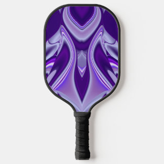 Purple Flower Rainbow Dreams Pickleball Paddle