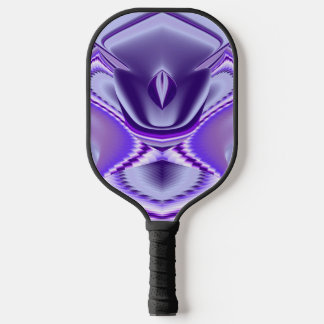 Purple Flower Rainbow Dreams Pickleball Paddle