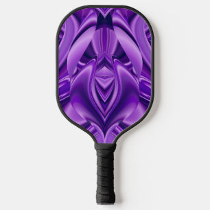 Purple Flower Rainbow Dreams Pickleball Paddle