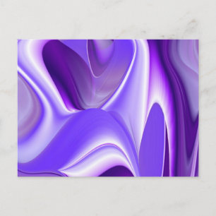 Purple Flower Rainbow Dreams Postcard
