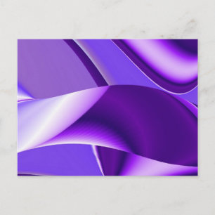 Purple Flower Rainbow Dreams Postcard
