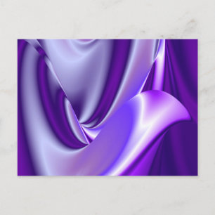 Purple Flower Rainbow Dreams Postcard