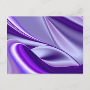 Purple Flower Rainbow Dreams Postcard