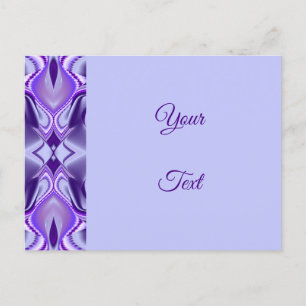 Purple Flower Rainbow Dreams Postcard