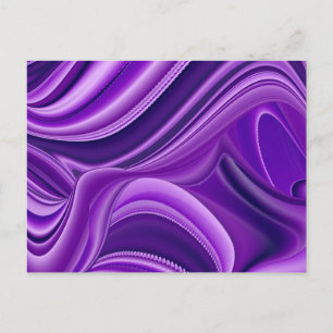Purple Flower Rainbow Dreams Postcard