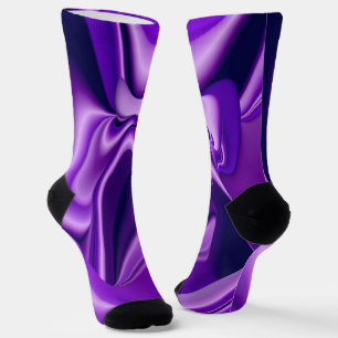 Purple Flower Rainbow Dreams Socks