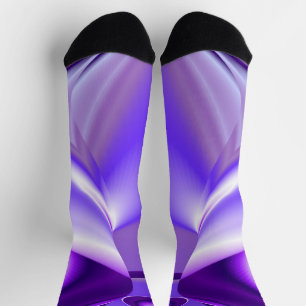 Purple Flower Rainbow Dreams Socks
