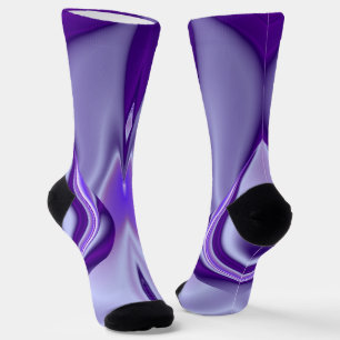 Purple Flower Rainbow Dreams Socks