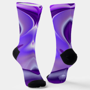 Purple Flower Rainbow Dreams Socks
