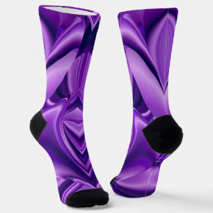 Purple Flower Rainbow Dreams Socks