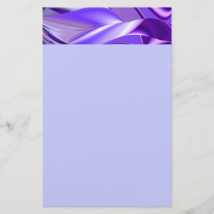 Purple Flower Rainbow Dreams Stationery