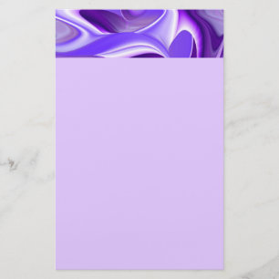 Purple Flower Rainbow Dreams Stationery
